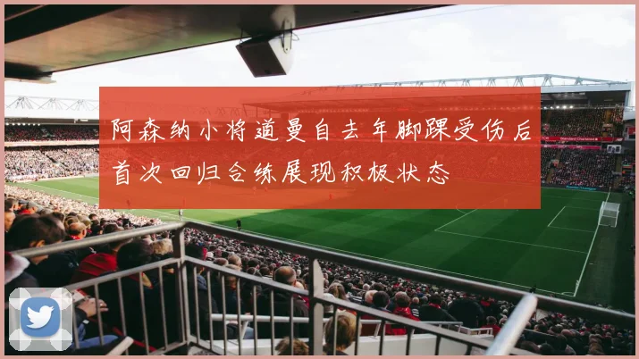阿森纳小将道曼自去年脚踝受伤后首次回归合练展现积极状态