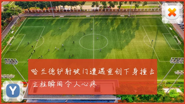 哈兰德铲射破门遭遇重创下身撞击立柱瞬间令人心疼